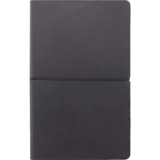 Peja Santhome A5 Recycled PU Soft Cover Notebook Black Front
