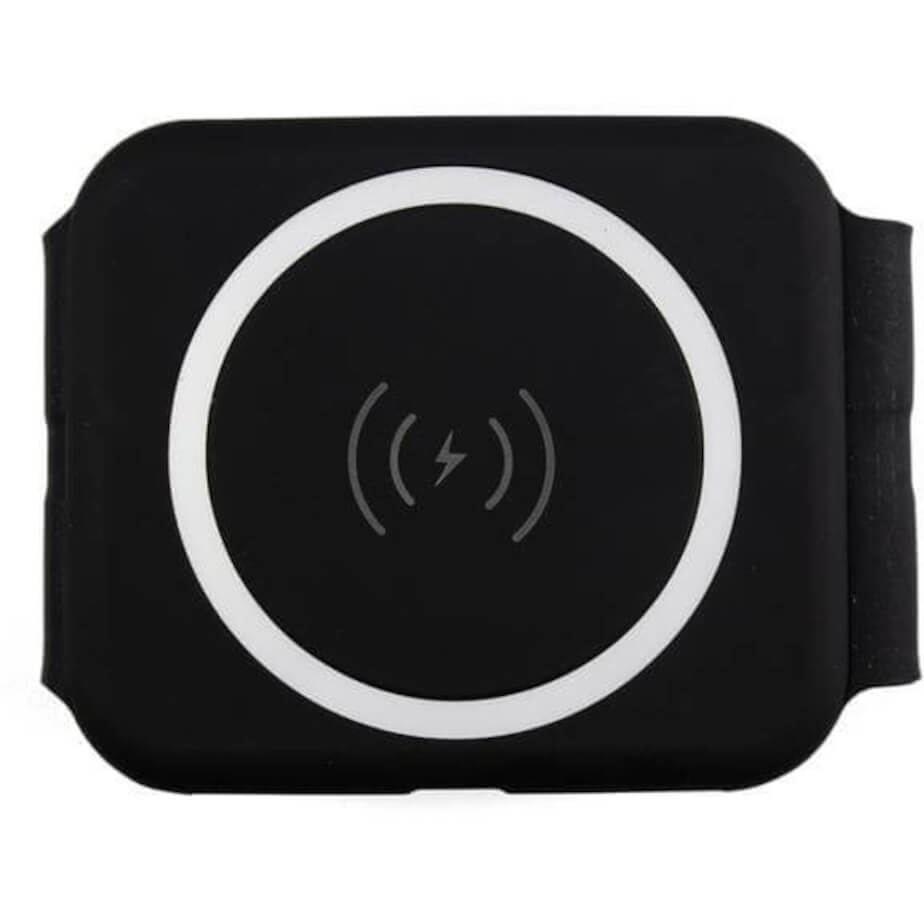 Bolero @memorii 2-in-1 Wireless Charger with Multi Cable Set Black Close Up