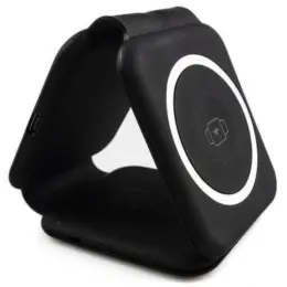Bolero @memorii 2-in-1 Wireless Charger with Multi Cable Set Black Folded