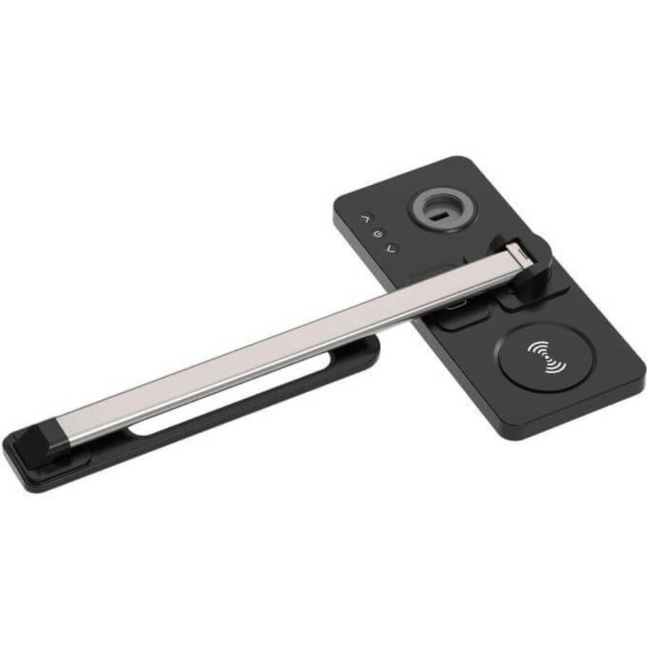 Veles @memorii 3-in-1 Wireless Charger with Desk Lamp Black Flat