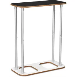 Collapsible Fabric Tube Counter Table