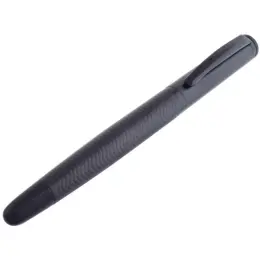 Charcoal Swirl Roller Ball Pen Black Image