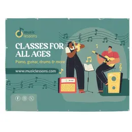 PVC Banner 2m x 1.5m Branded Image