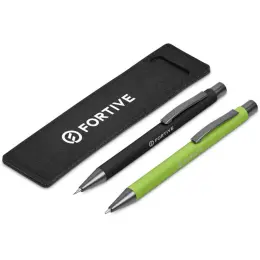 Oberlin Ball Pen & Pencil Set Branded Image