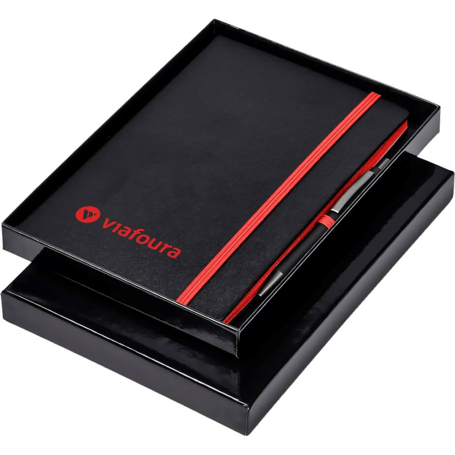 Altitude Carlton Notebook & Pen Set Gift Box Open