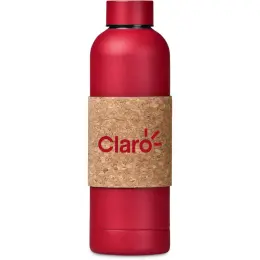Kooshty Bermuda Kork Recycled Stainless Steel Water Bottle Branded Image