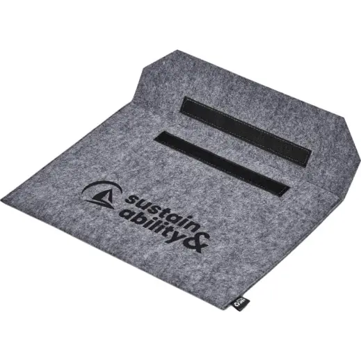 Okiyo Shorui Recycled PET Felt Document Bag Branded Open