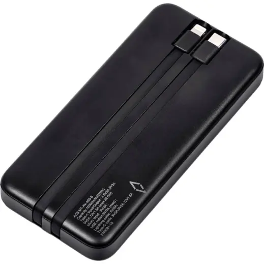 Alex Varga Scorpio Fast Charge 22.5W Power Bank Cables