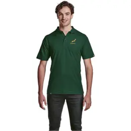 160g Single Jersey Short Sleeve Golfer Model Image