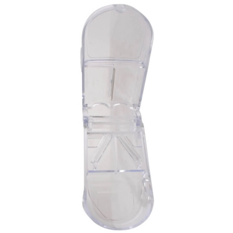Transparent Pill Cutter Front Open