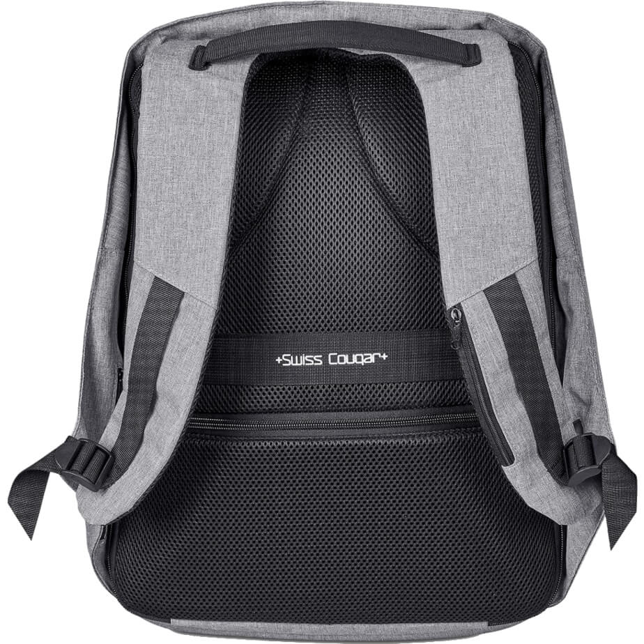 Swiss Cougar Palencia Anti-Theft Laptop Backpack Back