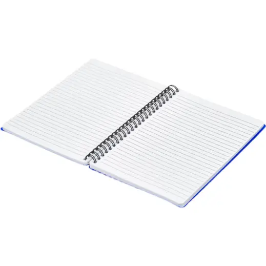 Altitude Noodle A5 Spiral Notebook Blue Open