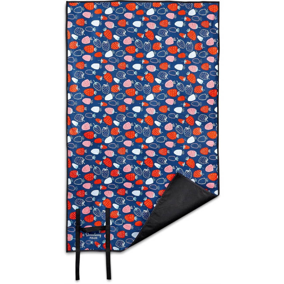Hoppla Ivory RPET Picnic Mat Branded Bottom