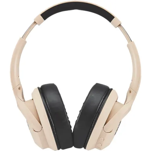 IND Active Noise Cancelling Bluetooth Headphone Cream