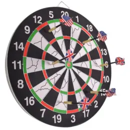 Flocked Pro Dart Board Angle