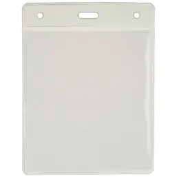 Flexible PVC Pouch With Pre-Punched Holes And Slot - Pack Of 50 Image