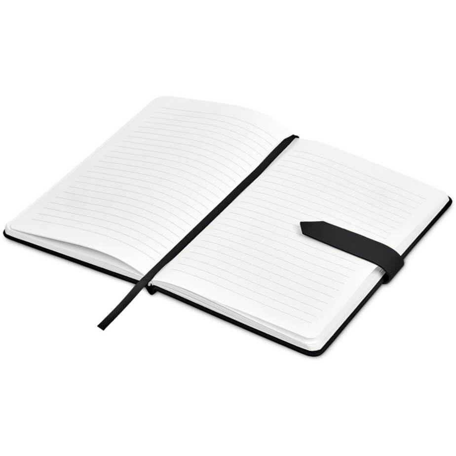 Altitude Emerson Kraft Gift Set Notebook Black Open