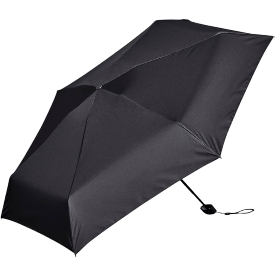 Serendipio Salem Recycled PET Compact Umbrella with EVA Pouch Black Unbranded