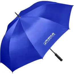 US Basic Fairhaven UV50 Auto-Open Golf Umbrella Blue Branded Image