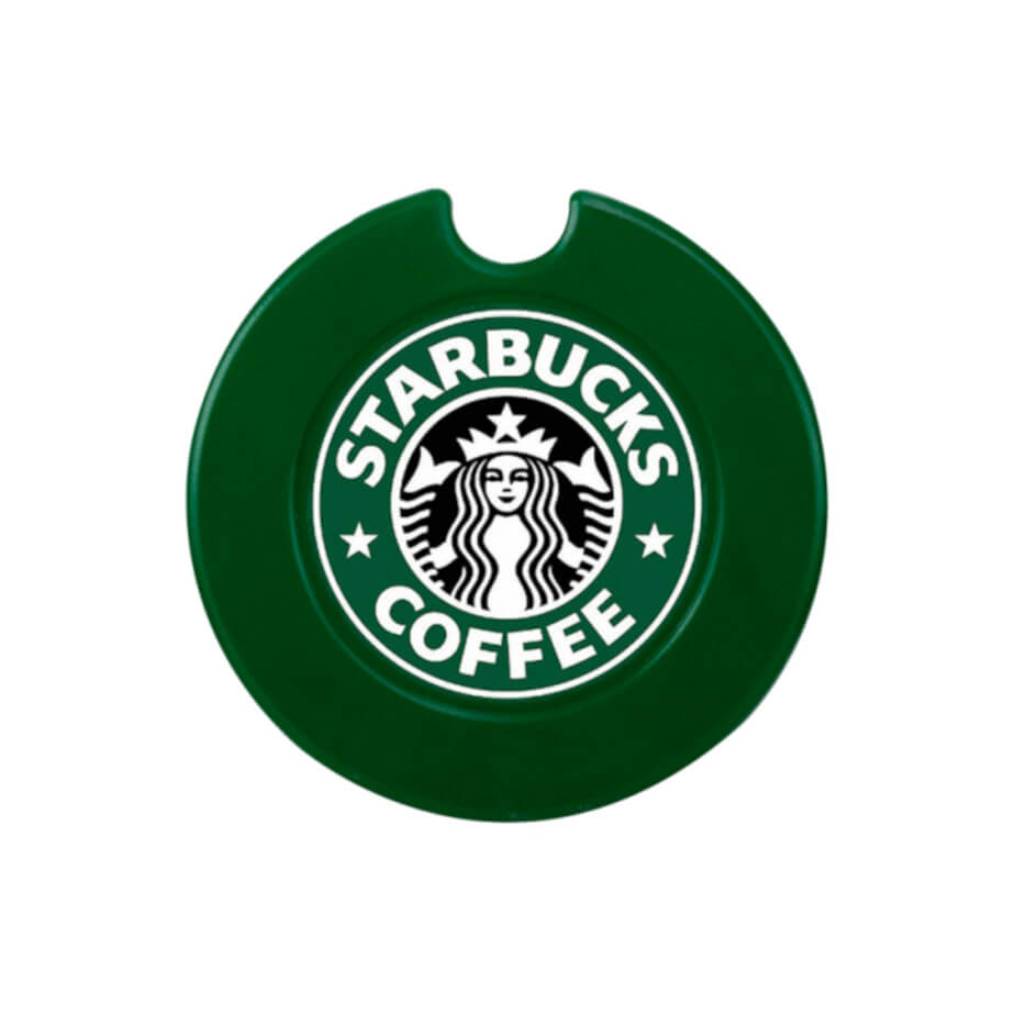 Round License Disc With Sticker - Bottle Green
