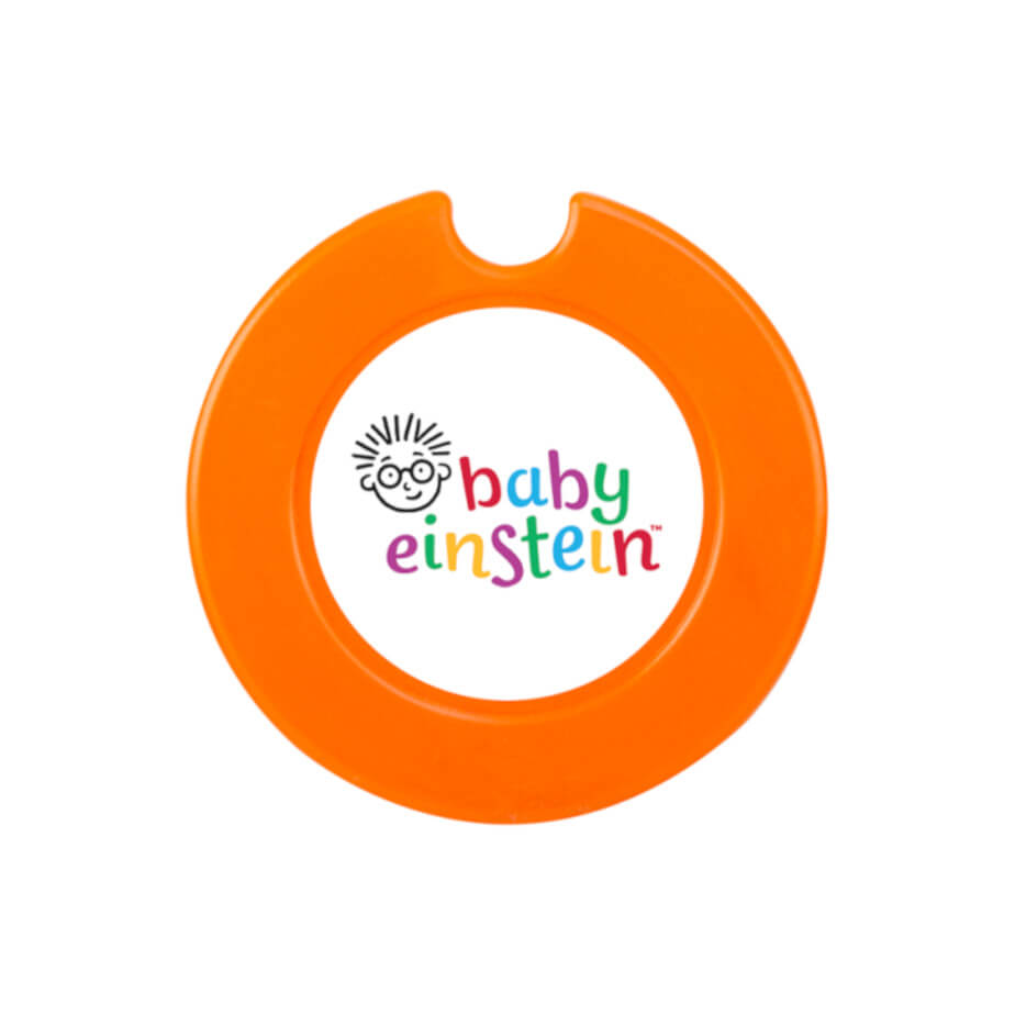 Round License Disc With Sticker - Orange