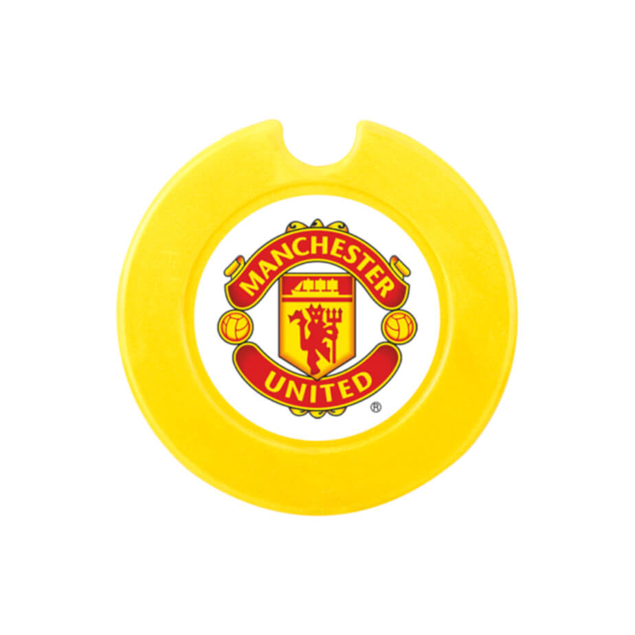 Round License Disc With Sticker - Yellow