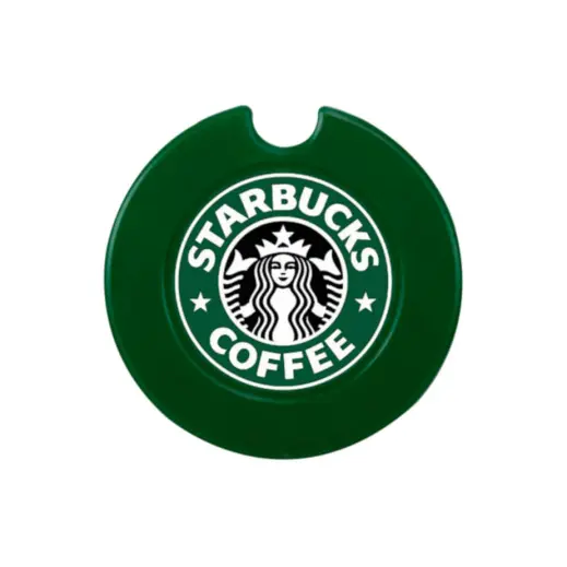 Round License Disc With Sticker - Bottle Green