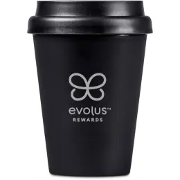 Altitude Perk Recycled Plastic Double-Wall Tumbler Black Branded Image