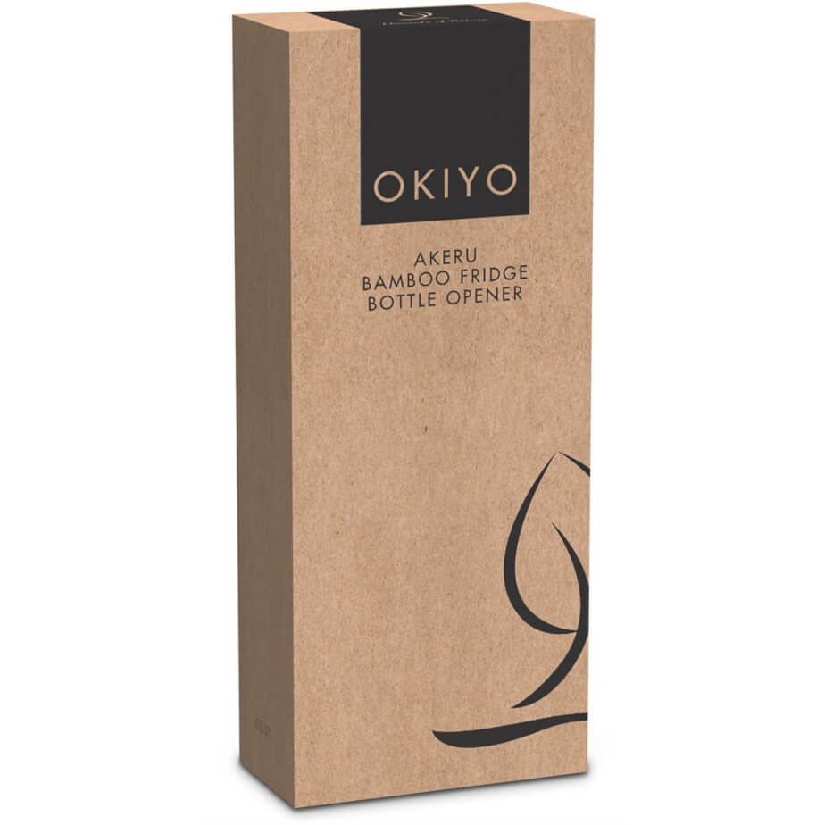Okiyo Akeru Bamboo Fridge Bottle Opener Gift Box
