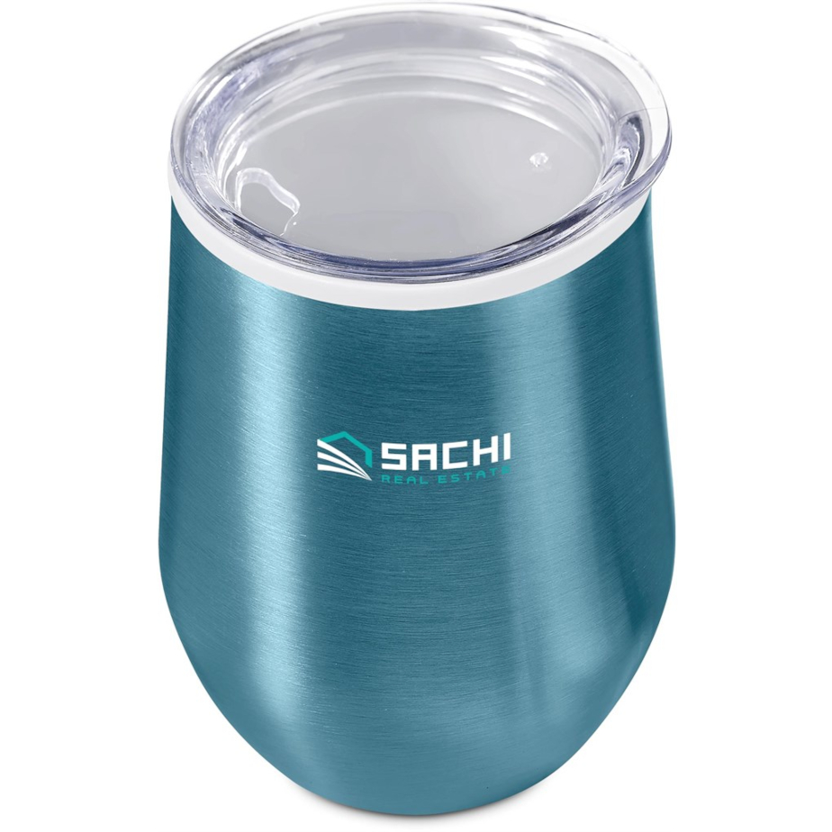Serendipio Vogue Madison Stainless Steel & Plastic Double-Wall Tumbler Branded