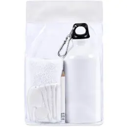 Altitude Balmoral Golf Gift Set Solid White Pouch