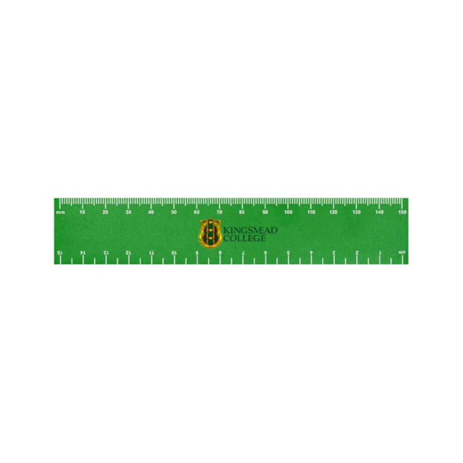 15cm Budget Ruler - Emerald Green