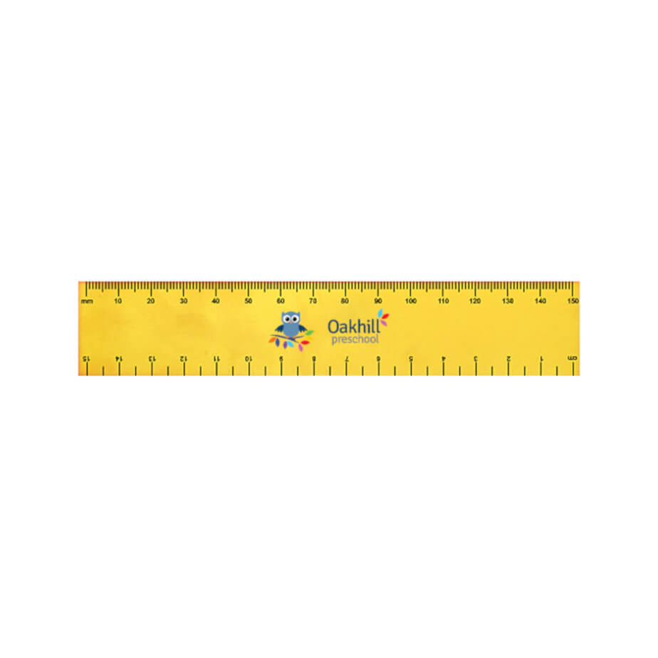 15cm Budget Ruler - Yellow