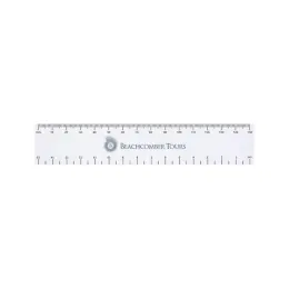 15cm Budget Ruler - White