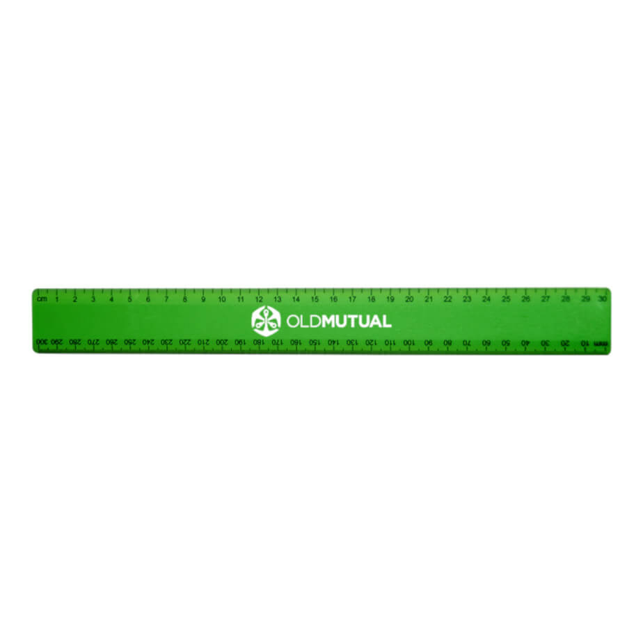 30cm Budget Ruler With Double Sided Calibration - Emerald Green