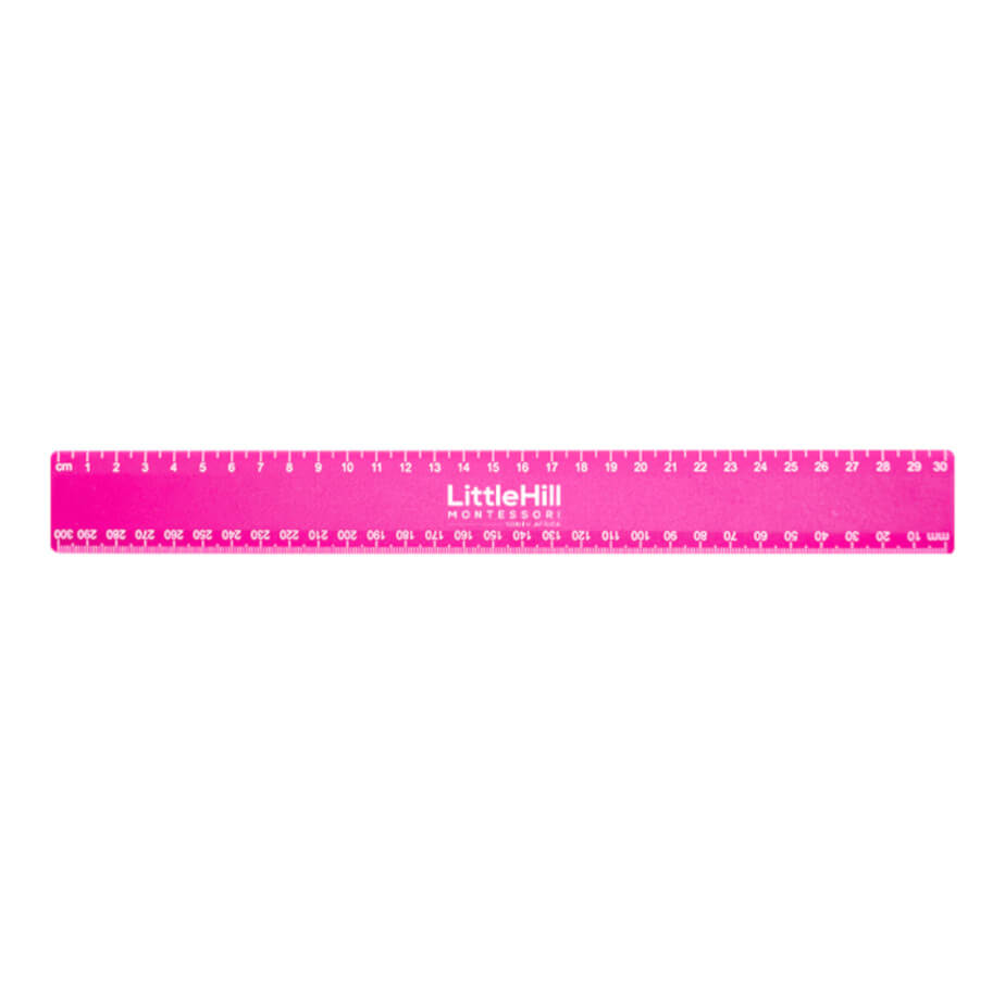 30cm Budget Ruler With Double Sided Calibration - Magenta