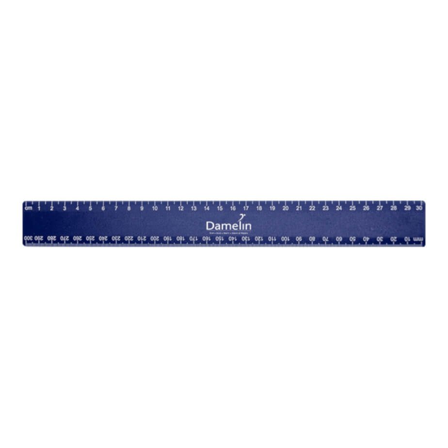 30cm Budget Ruler With Double Sided Calibration - Navy