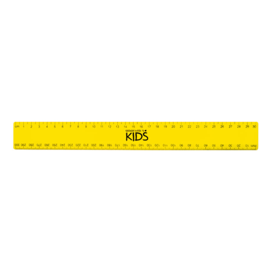 30cm Budget Ruler With Double Sided Calibration - Yellow