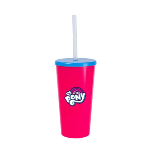 Large Tucan Tumbler With Cap And Straw - Magenta