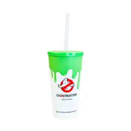 Large Tucan Tumbler With Cap And Straw - White