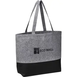 Okiyo Toku Recycled PET Felt Large Tote Branded Angle Image