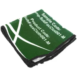 Custom Sublimated Single-Sided Face Cloth Branded Image