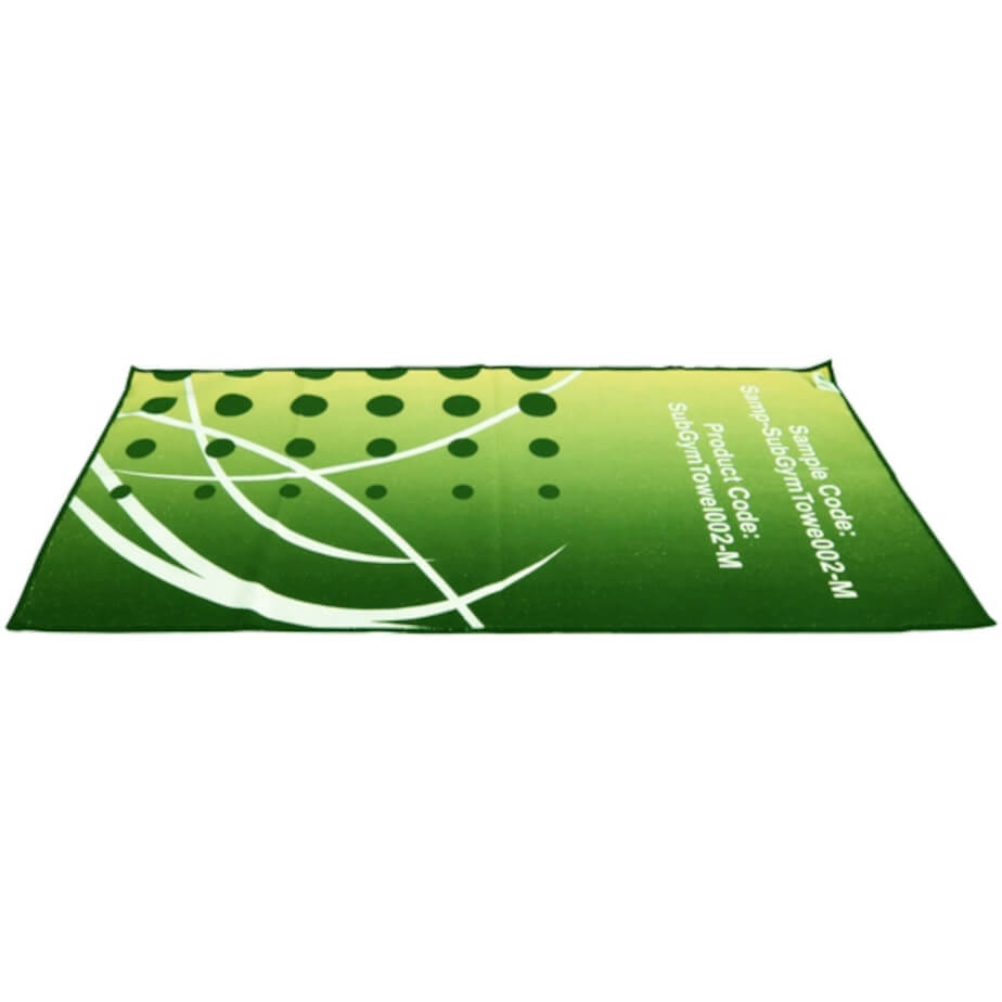 Custom Sublimated Single-Sided Gym Towel Branded