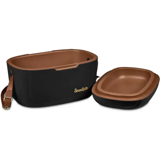 Serendipio Marina 12-Litre Cooler Box Black Open