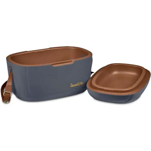 Serendipio Marina 12-Litre Cooler Box Dark Grey Open