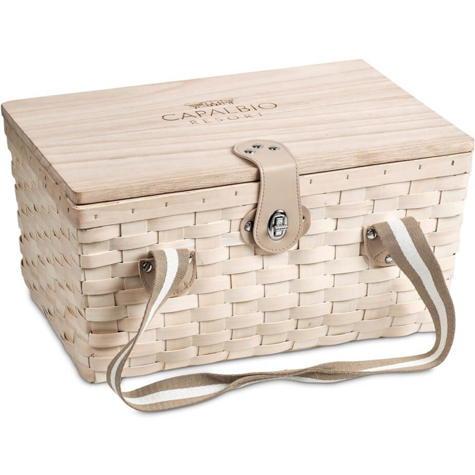 Serendipio Montega 2-Person Picnic Basket Branded