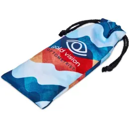 Hoppla Midlands Polyester Glasses Pouch Branded Image