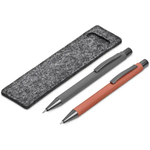 Altitude Lindsey Ball Pen & Pencil Set - Burnt Orange Set Unbranded