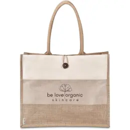 Okiyo Fukei Jute & Cotton Tote - Main Image