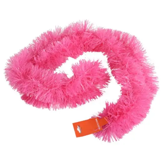 Pink Tinsel Garland - Main
